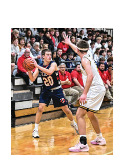 Senior Jack Colvin against Pilgrim